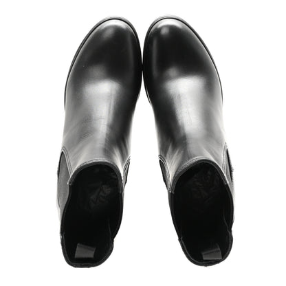Prada Vitello Montana Lug Sole Chelsea 55mm Boots 39 Black 2 of 9