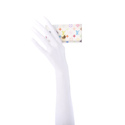 Louis Vuitton Monogram Multicolor Multicles 4 Key Holder White Raisin 2 of 9