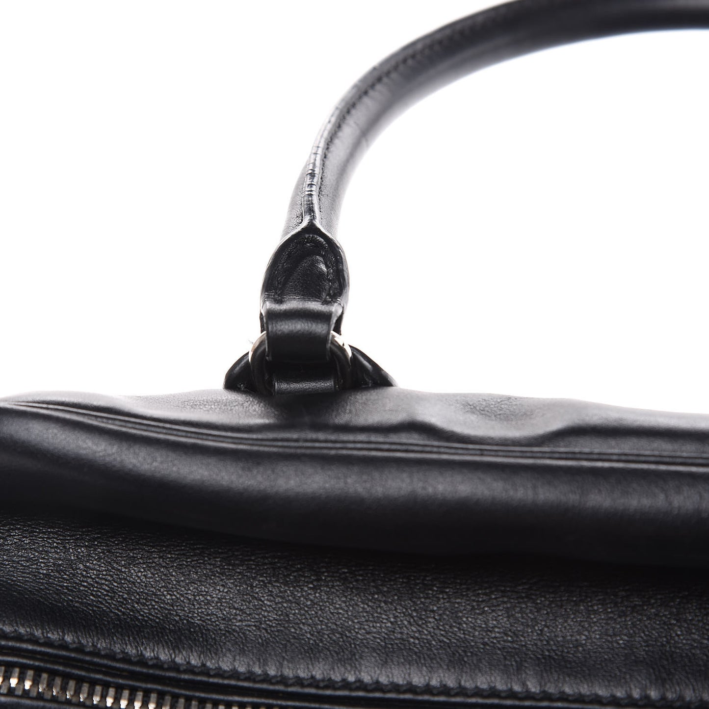 Soft Calf Medium Inside Tote Black Mughetto