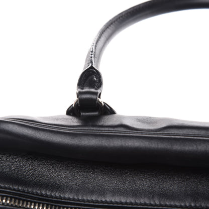Prada Soft Calf Medium Inside Tote Black Mughetto 15 of 20