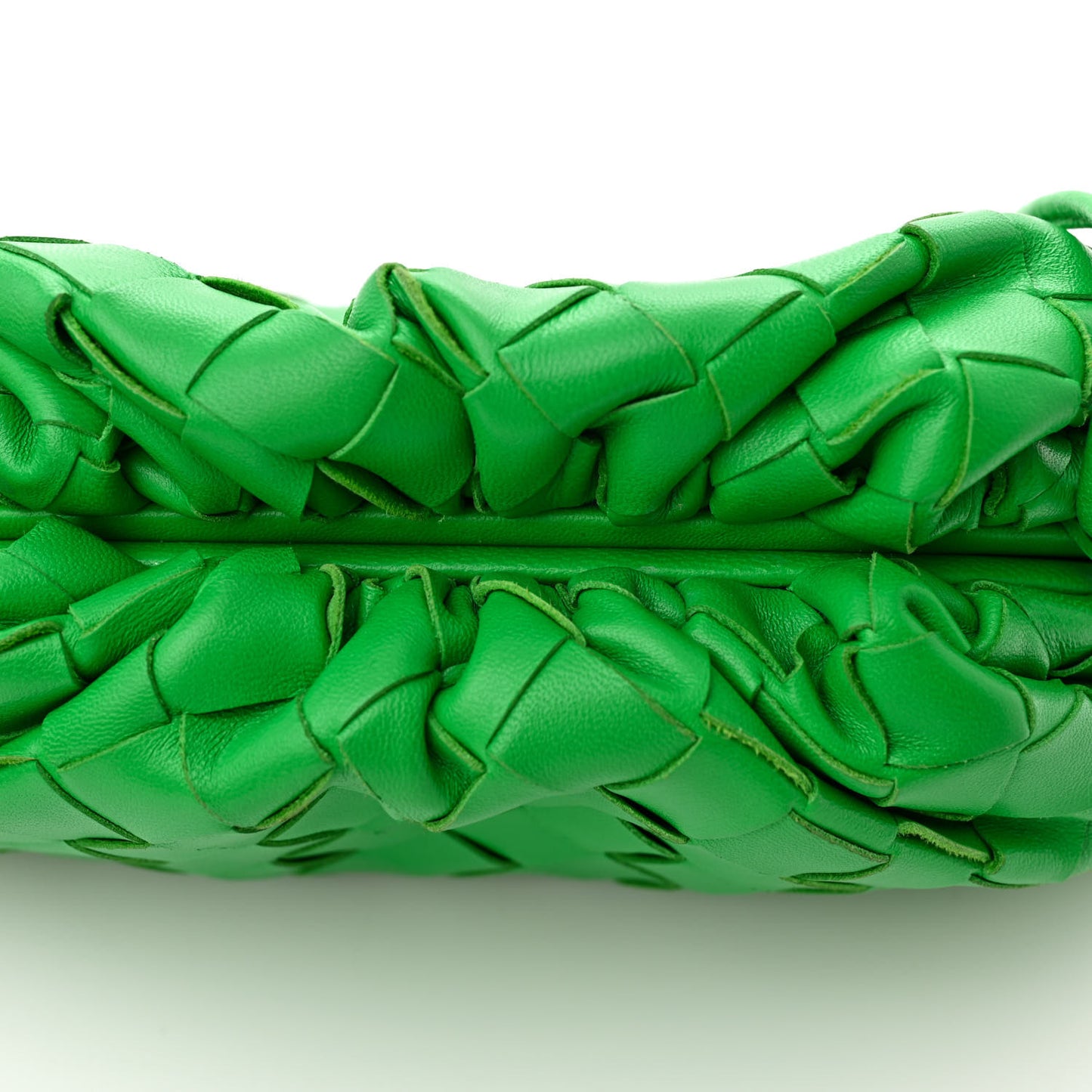 Nappa Intrecciato The Mini Pouch Clutch Parakeet