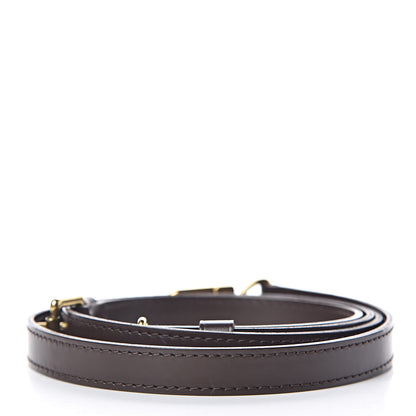 Louis Vuitton Calfskin 16mm Adjustable Shoulder Strap Brown 2 of 3