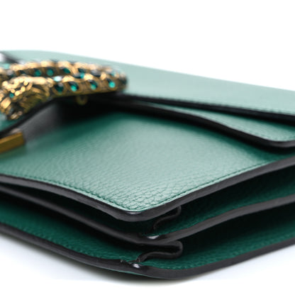Gucci Dollar Calfskin Crystal Small Dionysus Shoulder Bag Emerald 10 of 10