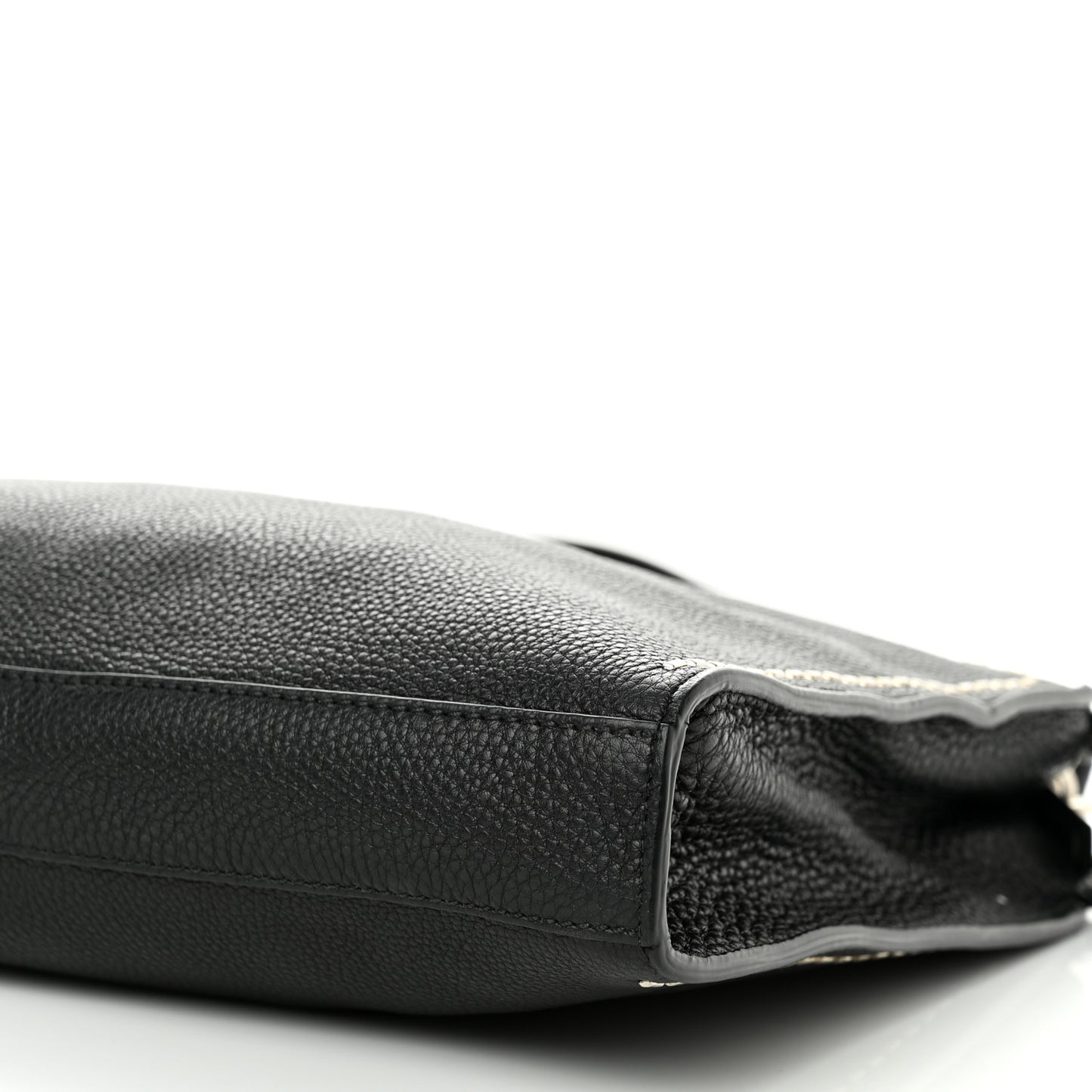 Cuoio Romano Selleria Studded Large Peekaboo Iconic Fit Satchel Black