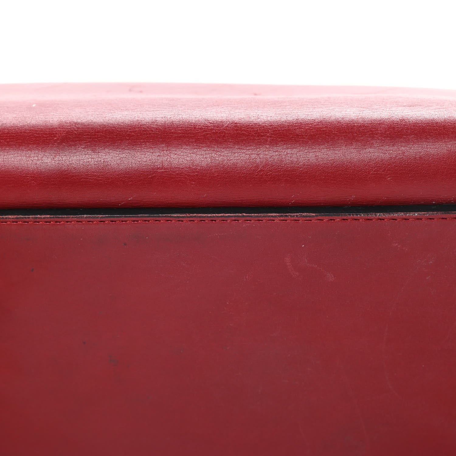 Celine Smooth Calfskin Medium Edge Shoulder Bag Red 18 of 24