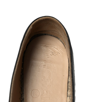Chanel Lambskin CC Espadrilles 39 Black 7 of 10