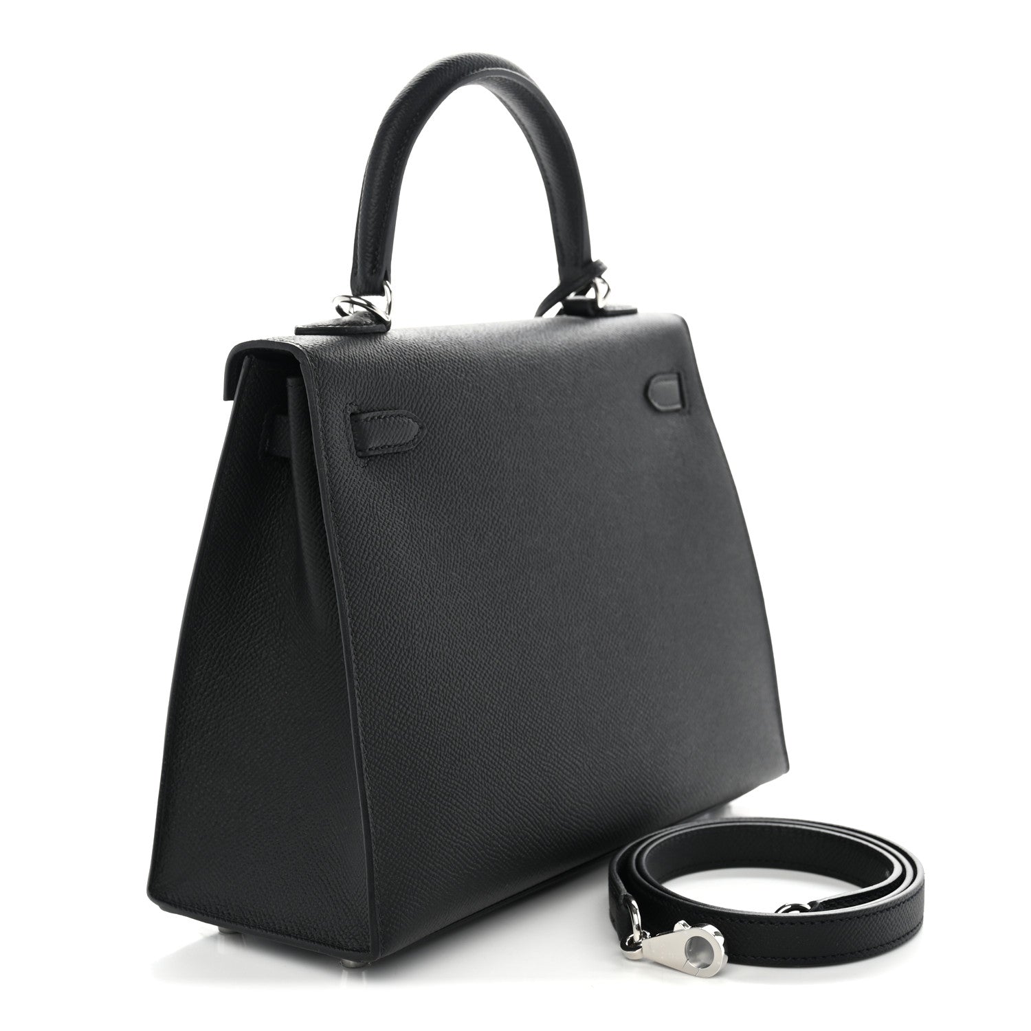 Hermes Epsom Kelly Sellier 25 Black 3 of 10