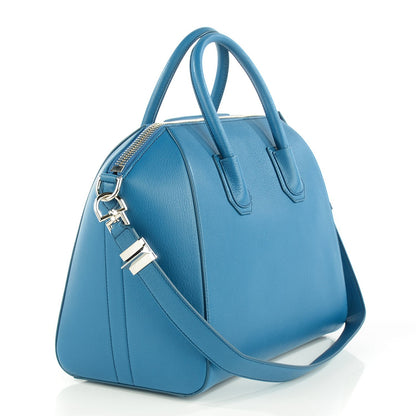 Givenchy Sugar Goatskin Medium Antigona Medium Blue 3 of 9