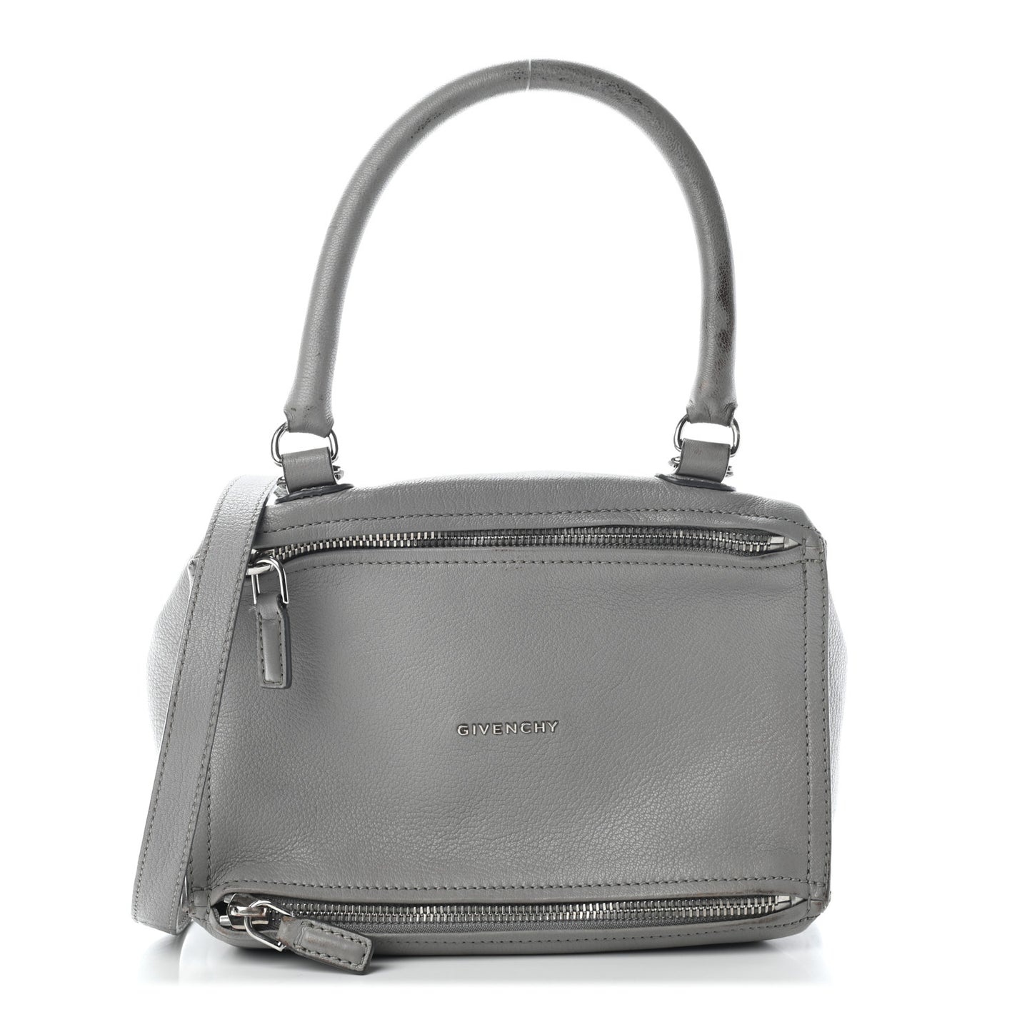 Sugar Goatskin Small Pandora Dove Grey