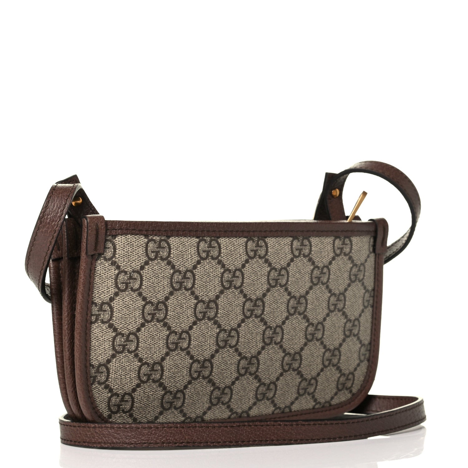 Gucci GG Supreme Monogram Web Ophidia Crossbody Beige New Acero 2 of 6