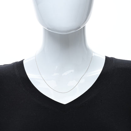 Tiffany 18K White Gold Chain Necklace 18" 3 of 4