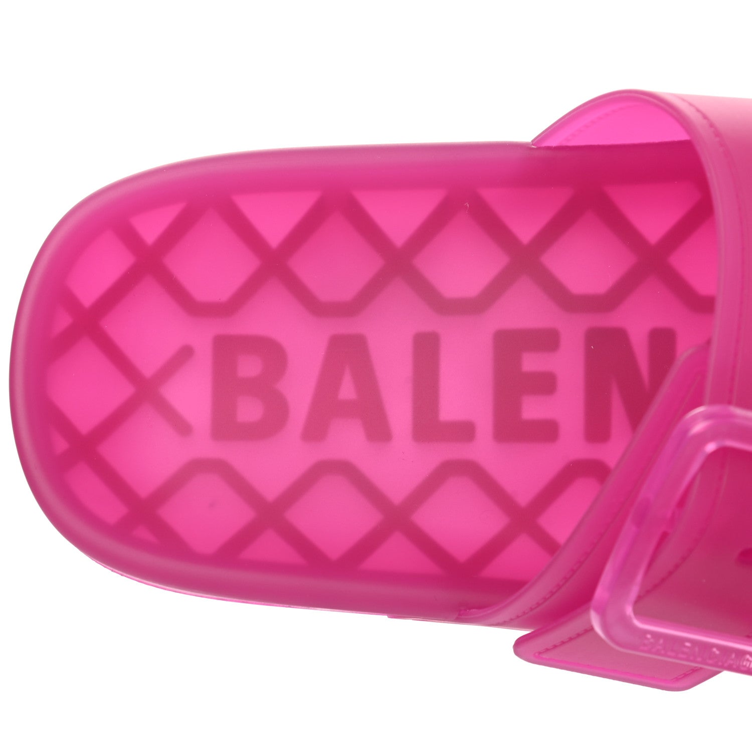 Balenciaga Technical Polyurethane Mallorca Slide Sandals 36 Pink 5 of 7