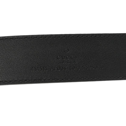 Gucci Calfskin Double G 30mm Belt 80 32 Black 3 of 5