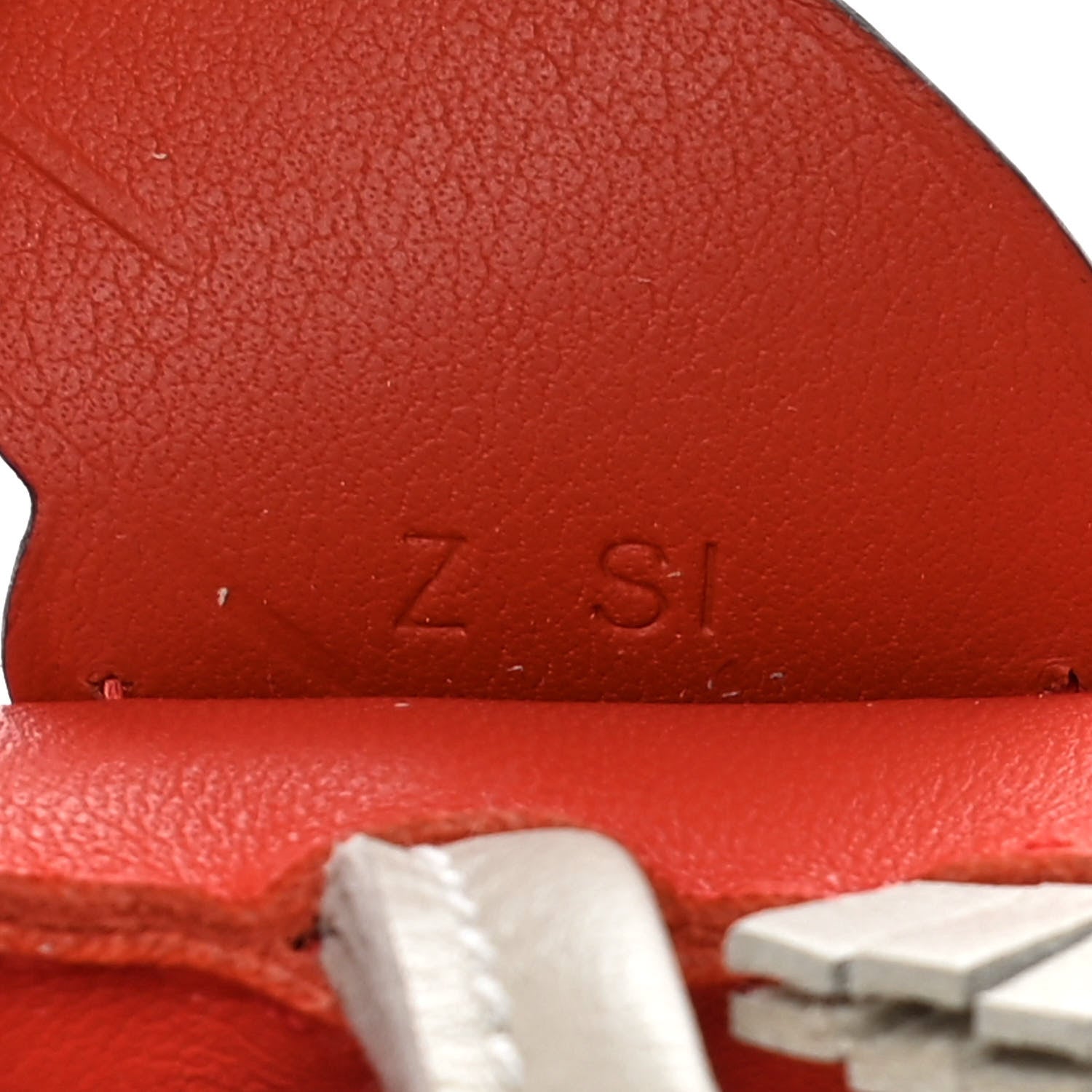 Hermes Milo Lambskin Grigri Rodeo Pegase Horse Bag Charm PM Orange Poppy Craie Terre Battue 4 of 5
