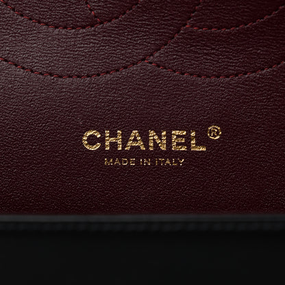 Chanel Lambskin Quilted Jumbo Double Flap Black 6 of 11
