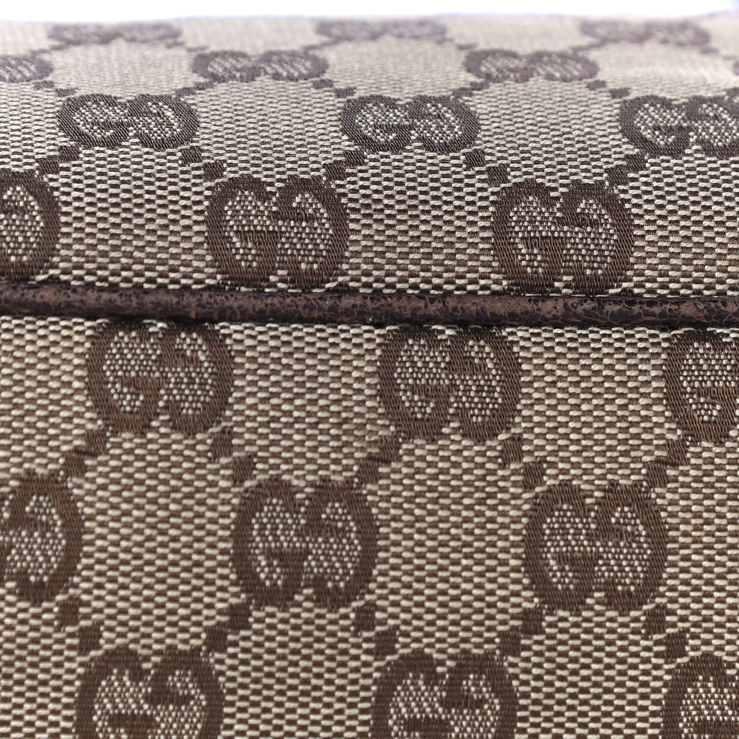 Monogram Signature Tote Dark Brown