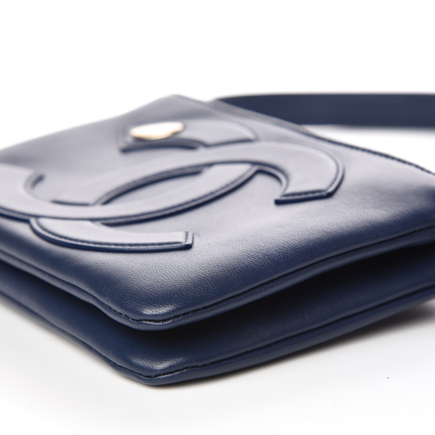 Chanel Lambskin CC Mania Waist Belt Bag Blue 10 of 10