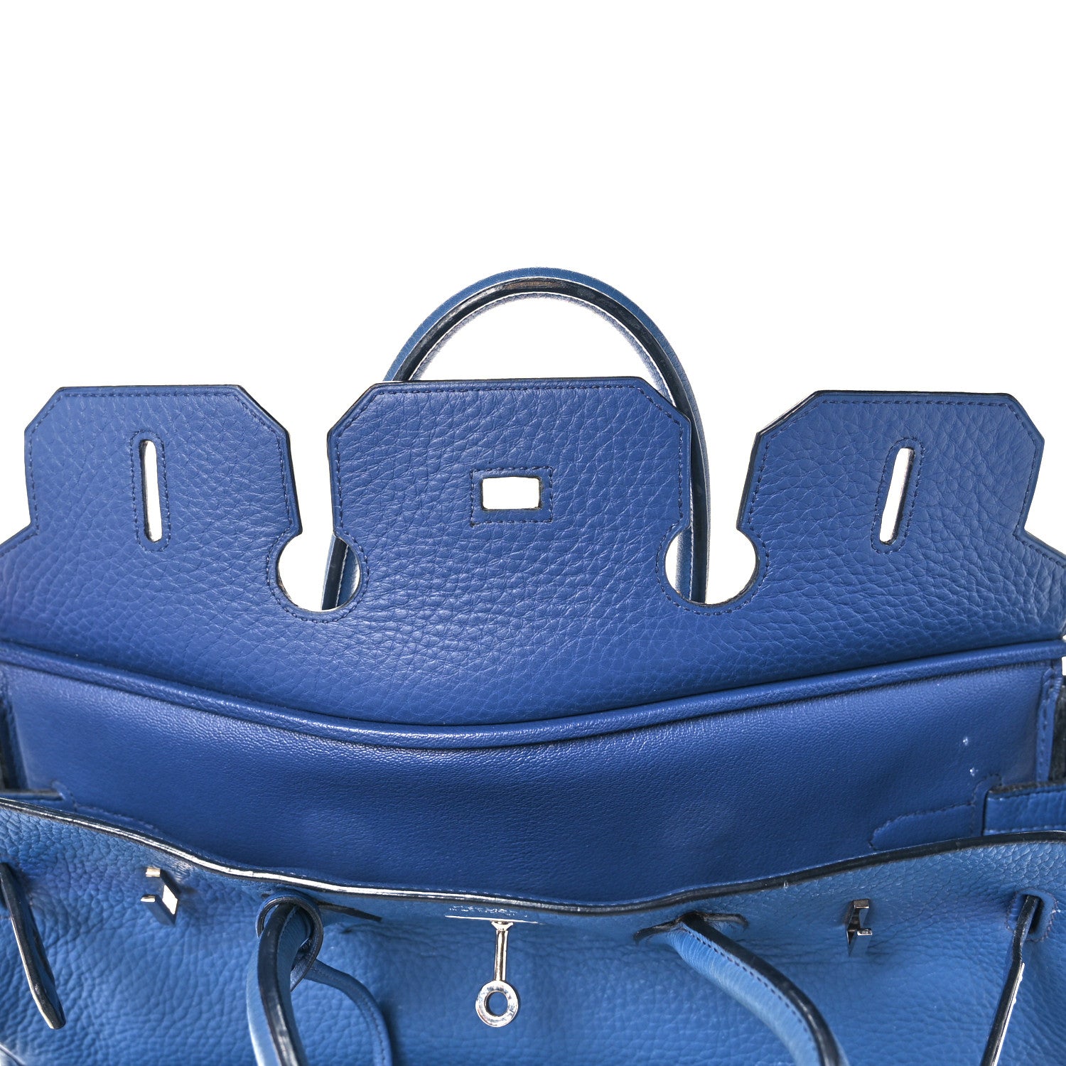 Hermes Taurillon Clemence Birkin 35 Bleu Brighton 16 of 43