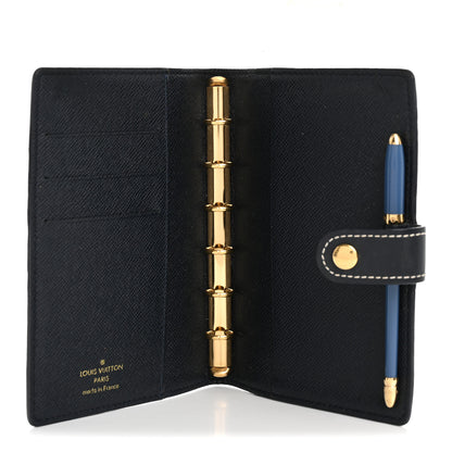 Louis Vuitton Mini Monogram Small Ring Agenda Cover Blue 5 of 12