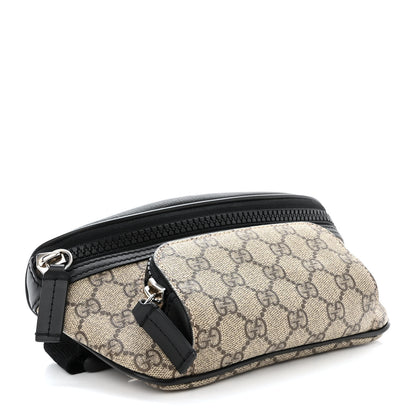 Gucci GG Supreme Monogram Belt Bag Black 4 of 11