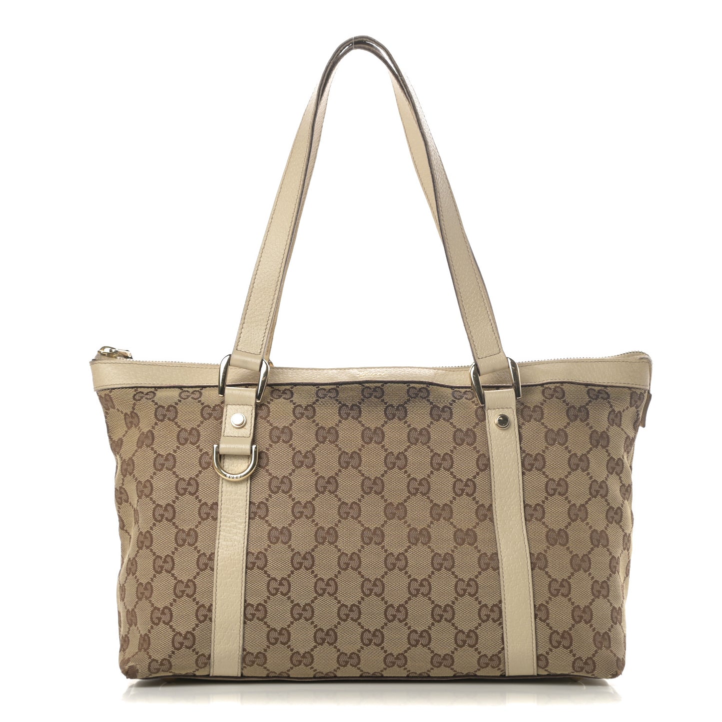 Monogram Medium Abbey Tote Off White