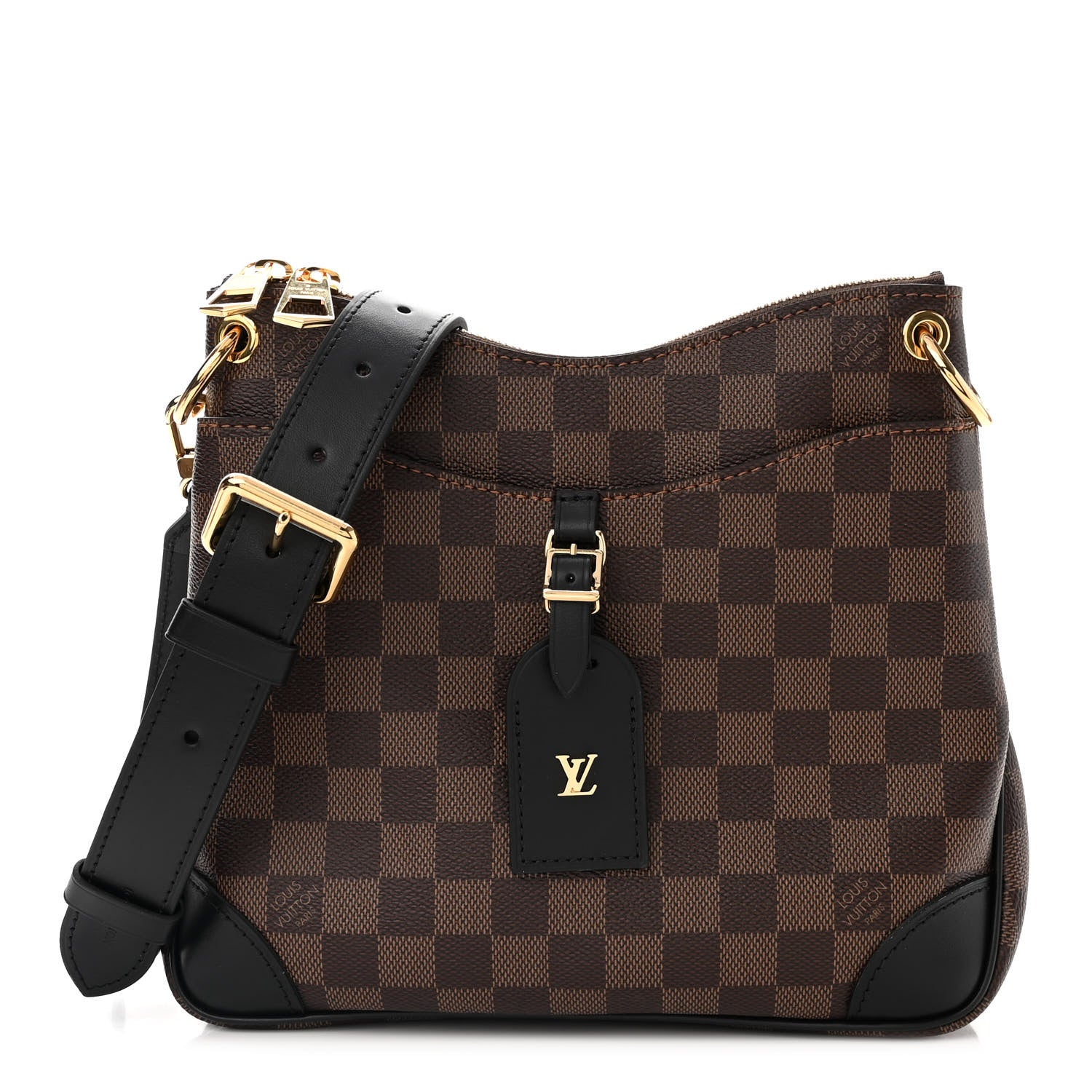 Louis Vuitton Damier Ebene Odeon PM Black 1 of 9