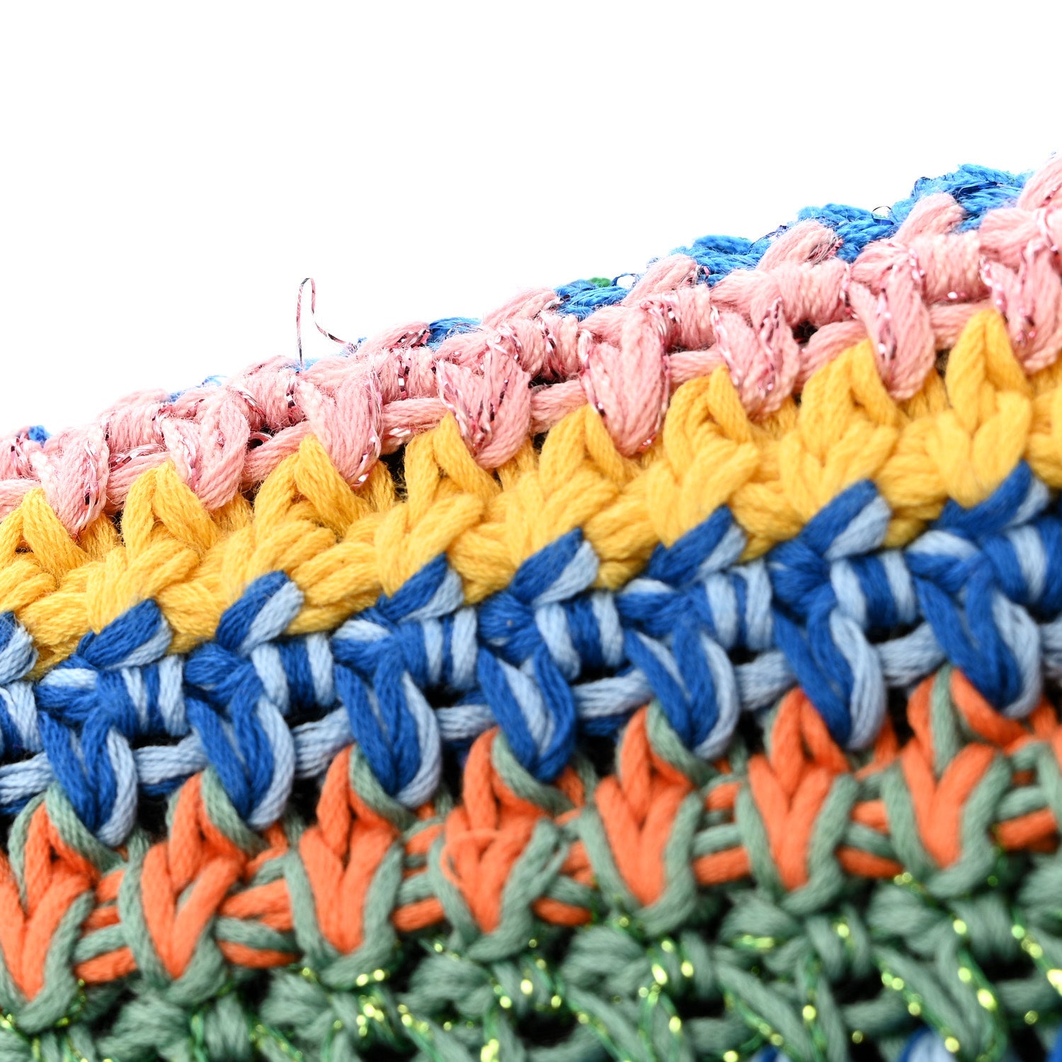 Miu Miu Fabric Crochet Pouch Multicolor 11 of 11