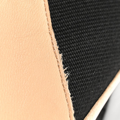 Chanel Lambskin Cap Toe Boots 37 Beige Black 11 of 11