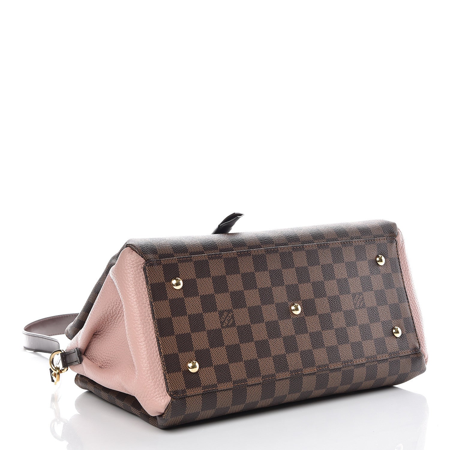 Louis Vuitton Cuir Taurillon Damier Ebene Normandy Magnolia 4 of 14