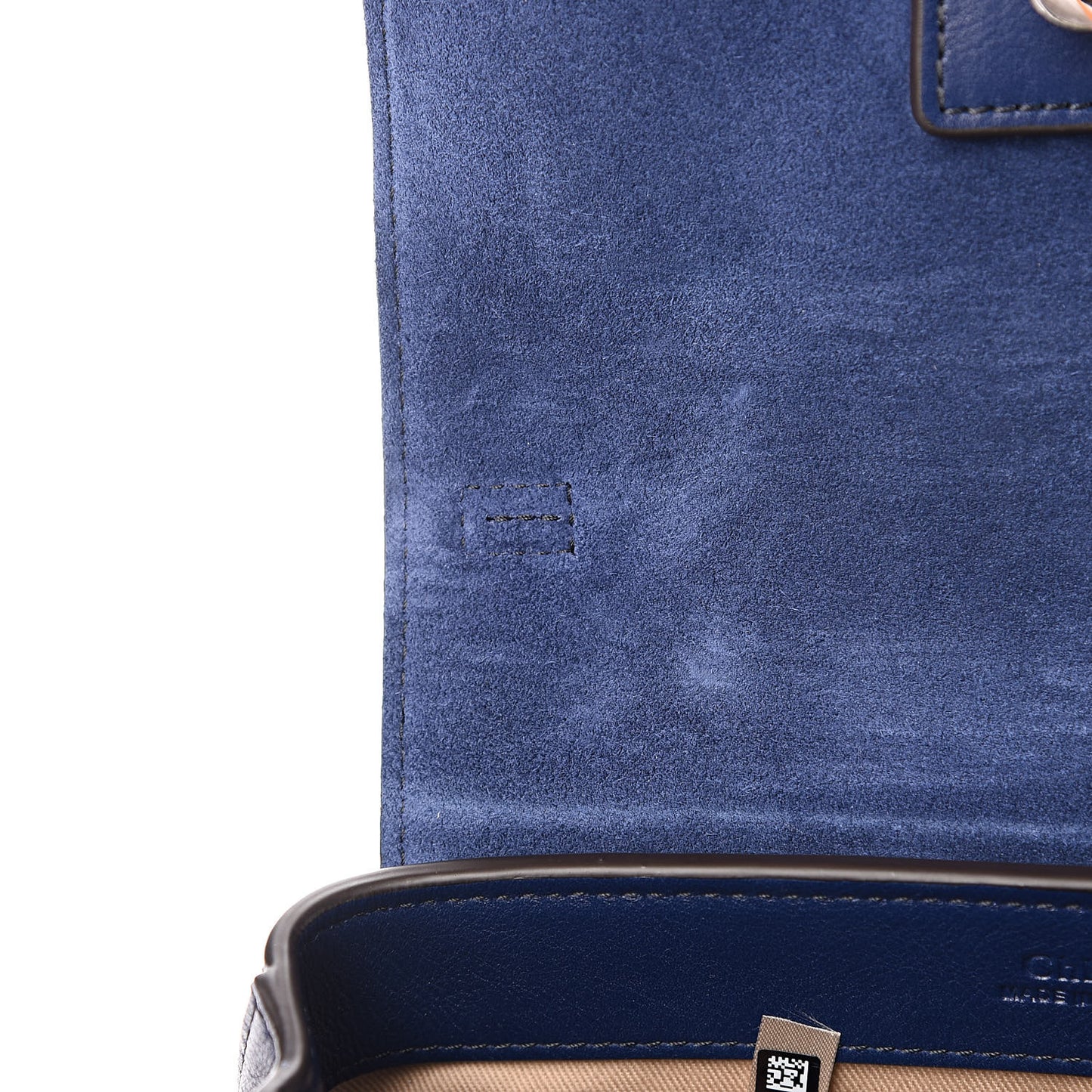 Calfskin Mini Faye Day Shoulder Bag Captive Blue