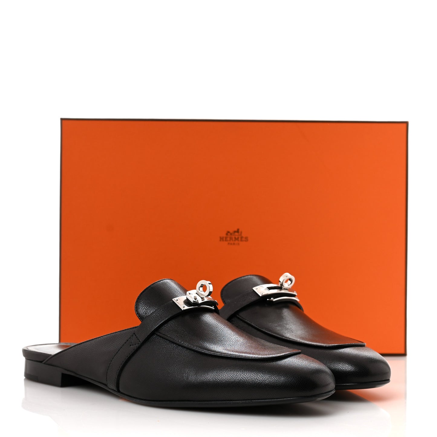 Goatskin Oz Mules 39.5 Black