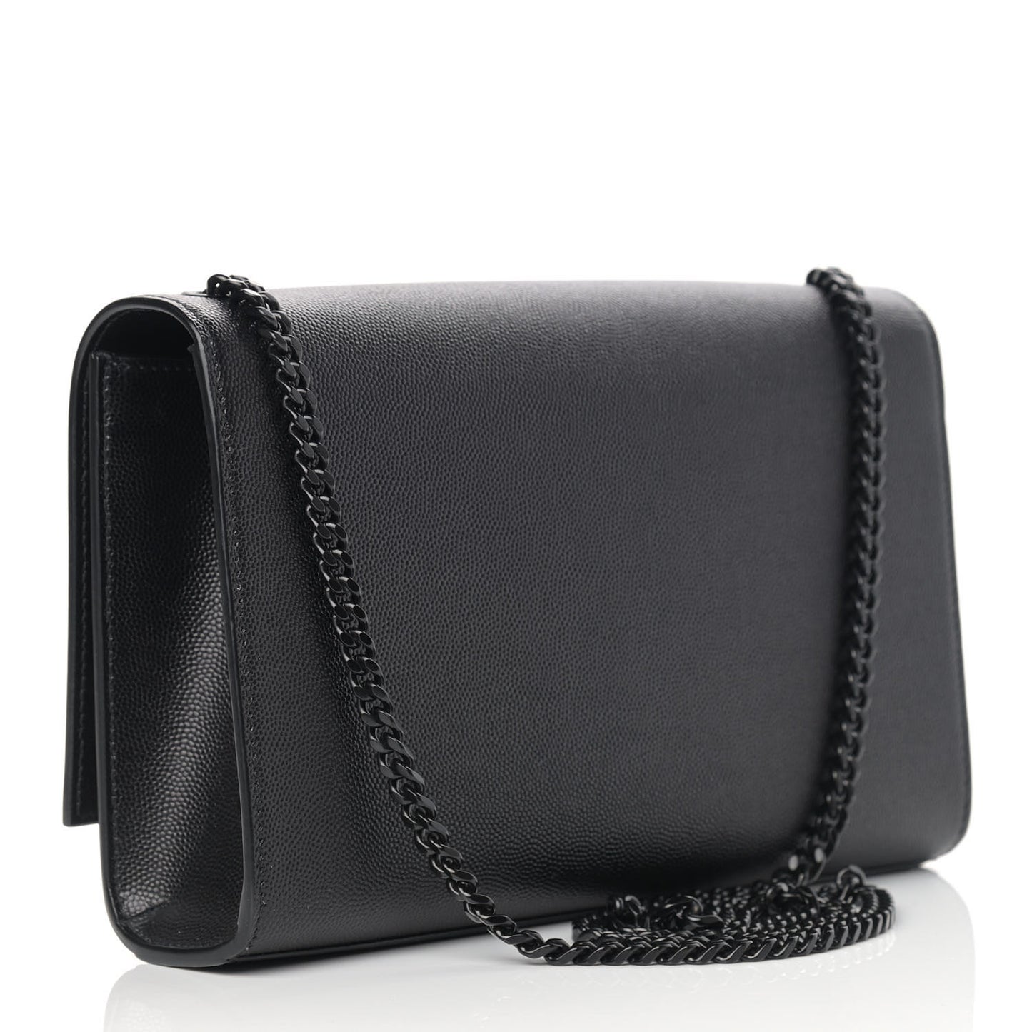 Grain De Poudre Medium Classic Monogram Kate Satchel Black