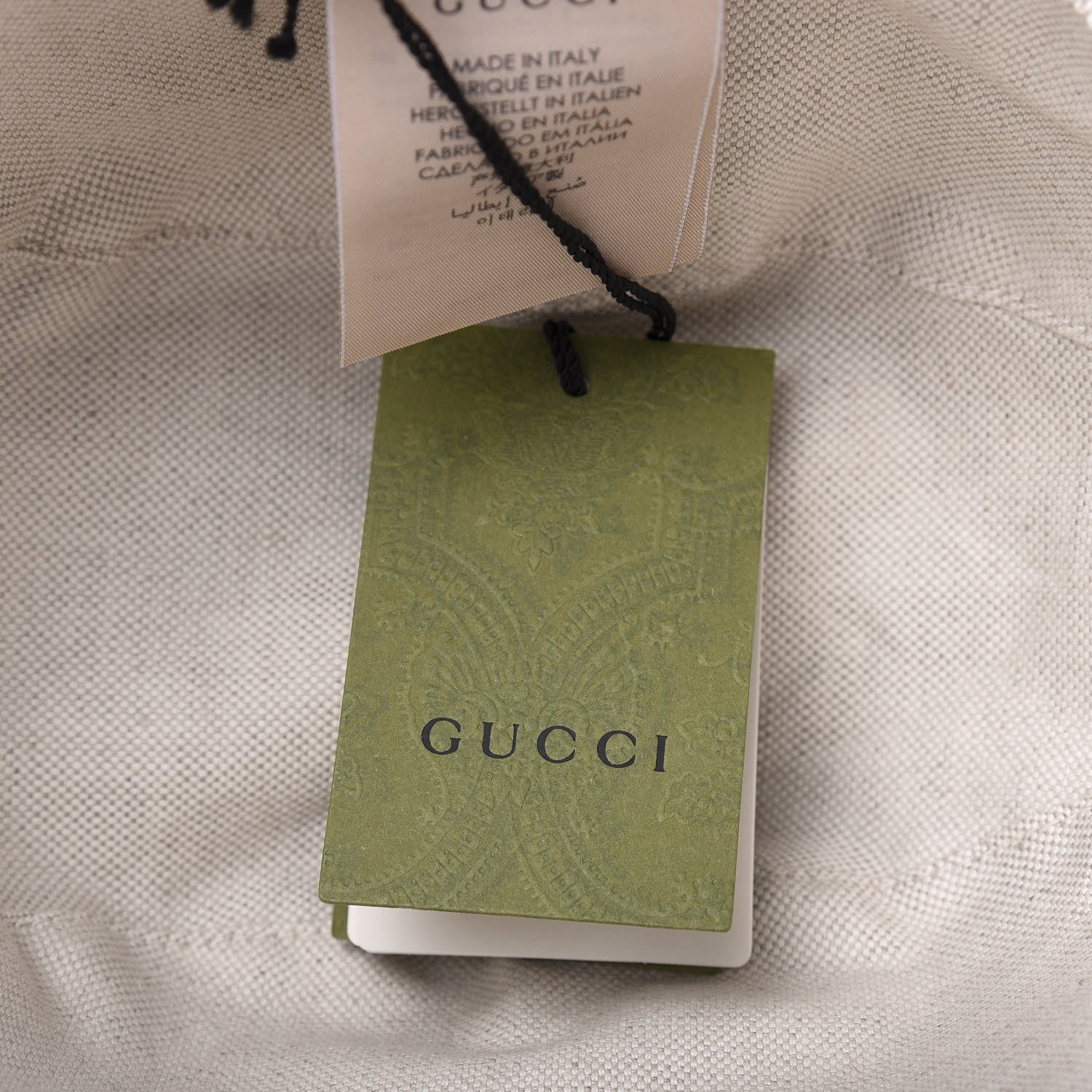 Gucci Tweed Wool Houndstooth Interlocking G Bucket Hat S Red Green 10 of 11