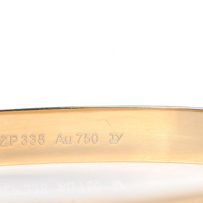 Cartier 18K Yellow Gold LOVE Bracelet 17 6 of 11