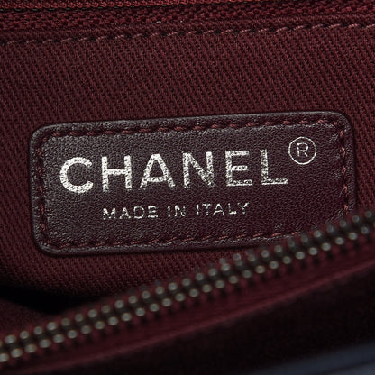Chanel Caviar Quilted Medium Coco Handle Flap Navy 6 of 9
