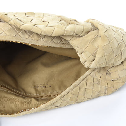 Bottega Veneta Suede Intrecciato Medium Jodie Sand 4 of 10
