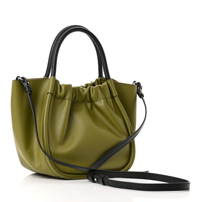 Proenza Schouler Calfskin Suede Large Ruched Tote Moss 2 of 10