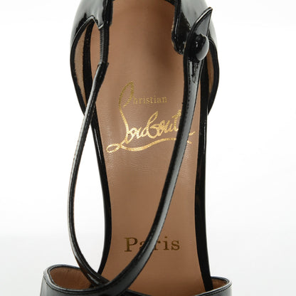 Christian Louboutin Patent Triclo 100 Pumps 37 Black 7 of 7