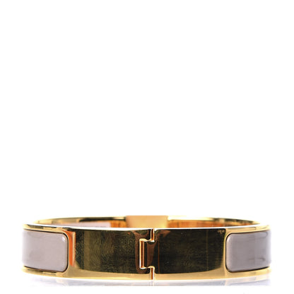 Hermes Enamel Clic Anneau Bracelet PM Marron Glace 5 of 8
