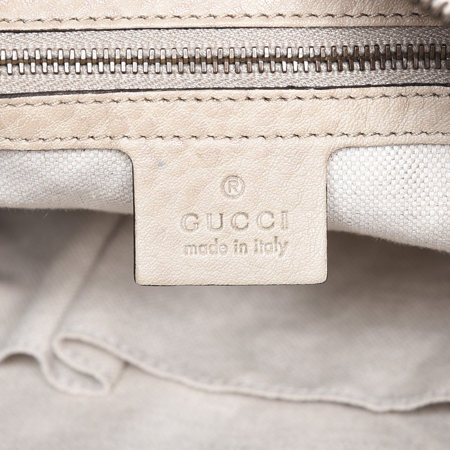 Gucci Pebbled Calfskin Small Miss GG Hobo Beige 7 of 11