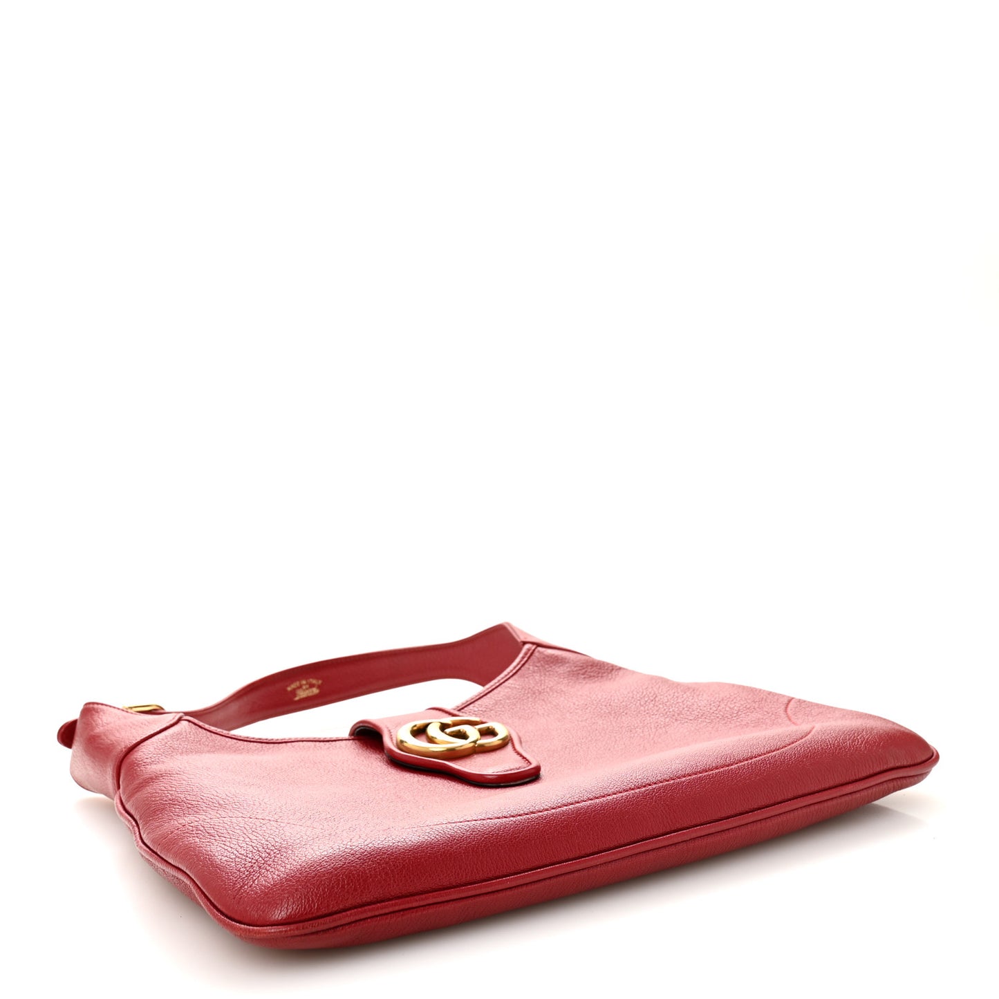 Goatskin Medium Aphrodite Shoulder Bag Hibiscus Red