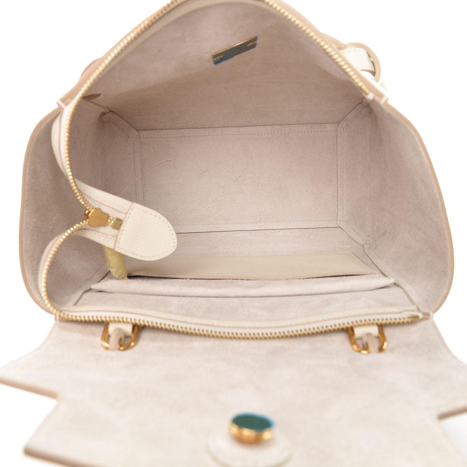 Celine Grained Calfskin Micro Belt Bag White 6 of 8