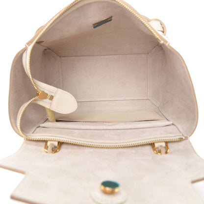 Celine Grained Calfskin Micro Belt Bag White 6 of 8