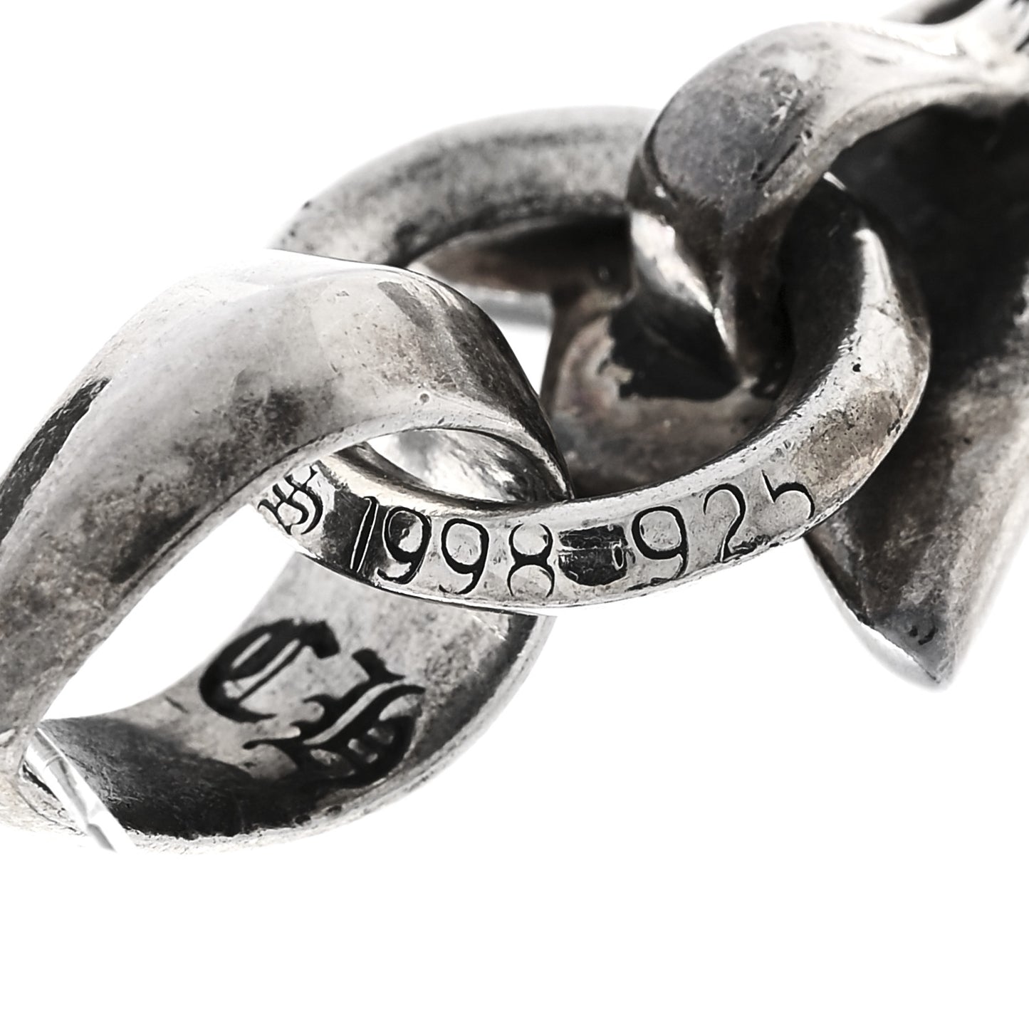 Sterling Silver Large Double Cross Pendant