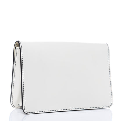 Christian Dior Smooth Calfskin Dio(r)evolution Flap Clutch White 3 of 9