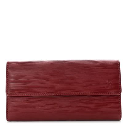 Louis Vuitton Epi Sarah Wallet Rubis 1 of 9