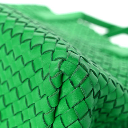 Bottega Veneta Lambskin Intreccio Medium Cabat Parakeet 9 of 12