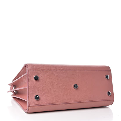Saint Laurent Grained Calfskin Baby Sac De Jour Dark Rose 5 of 16