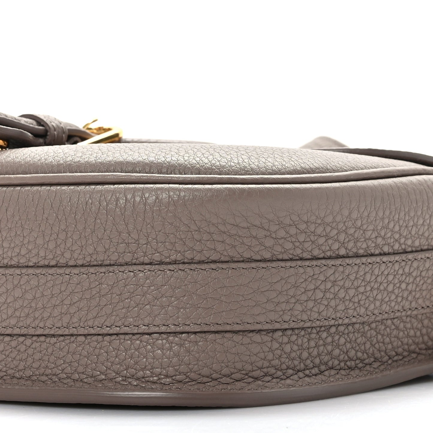 Grained Calfskin Medium Bobby Flap Warm Taupe