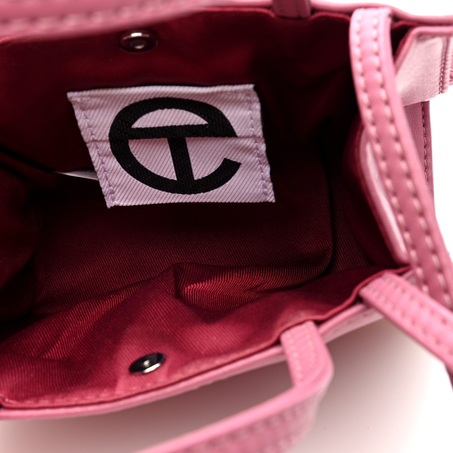 Telfar Vegan Leather Small Shopping Bag Corned Beef 5 of 9